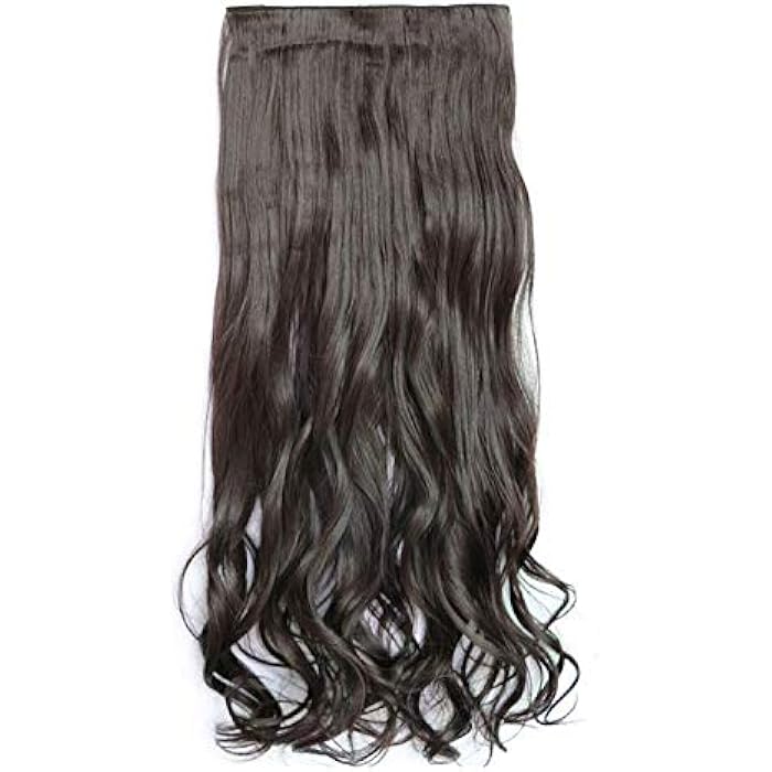 DILLARDS Curly Wig Clips 5 Hair Extensions Black 70Cm - Image 1
